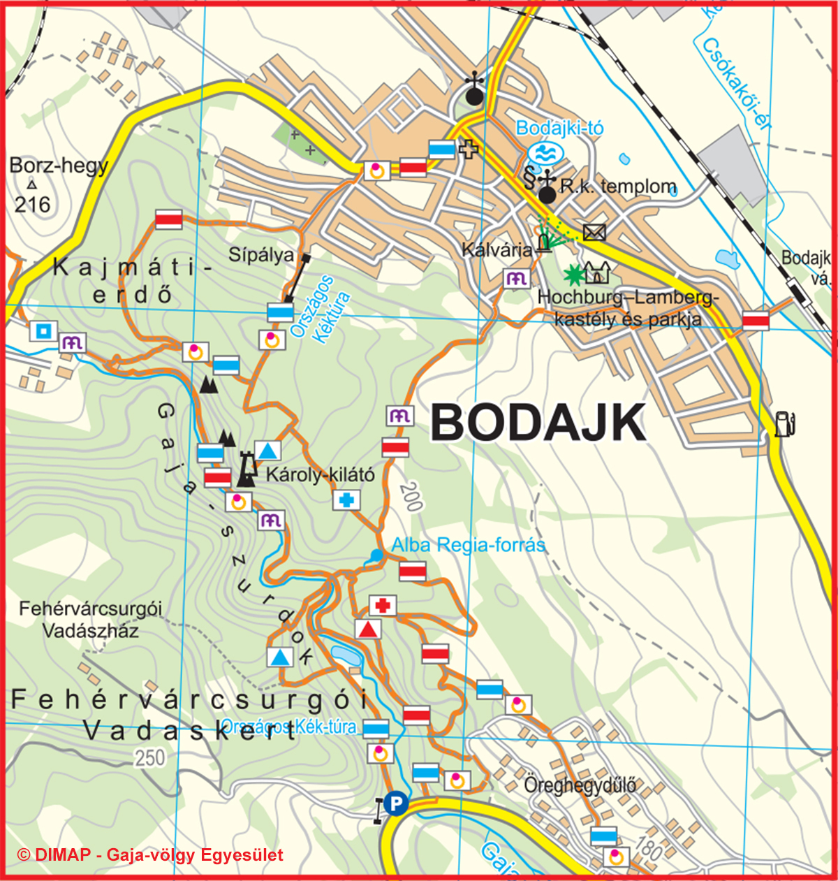 bodajk térkép Oldaltérkép | Bodajk városunk honlapja bodajk térkép